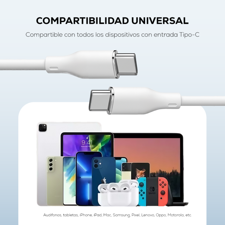 MBC65W-25 Cable tipo C 65w
