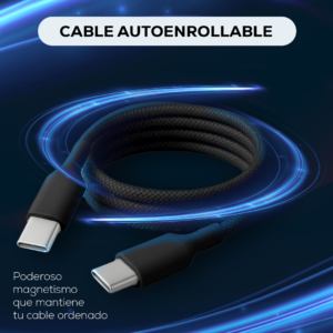 Cable magnetico Tipo C 1m