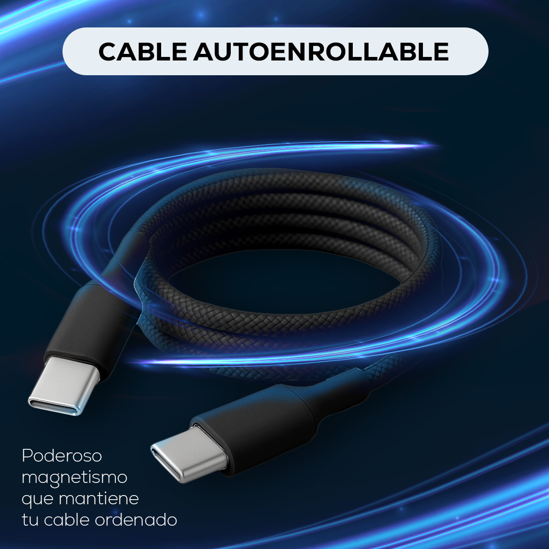 Cable magnetico Tipo C 1m
