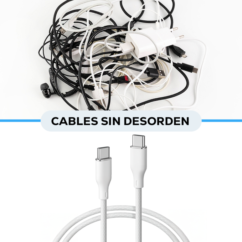 Cable magnetico Tipo C 1m
