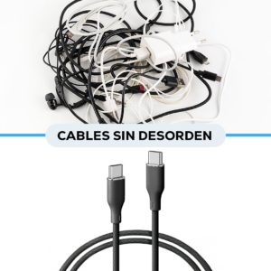 Cable magnetico Tipo C 1m