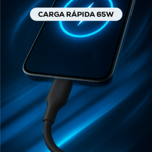 Cable tipo C 1m negro