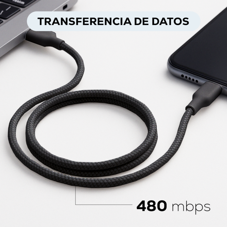 Cable magnetico Tipo C 1m