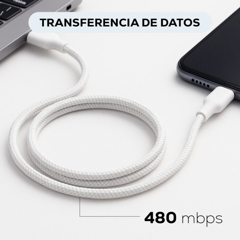 Cable magnetico Tipo C 1m