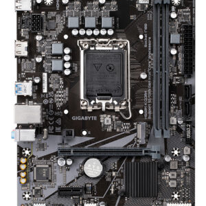 GIGABYTE H610M K DDR4 Placa base - Compatible con procesadores Intel Core 14th Gen CPUs, 3+1+1 Phases Hybrid Power Design, up to 3200MHz DDR4, 1xPCIe 3.0 M.2, GbE LAN, USB 3.2 Gen 1