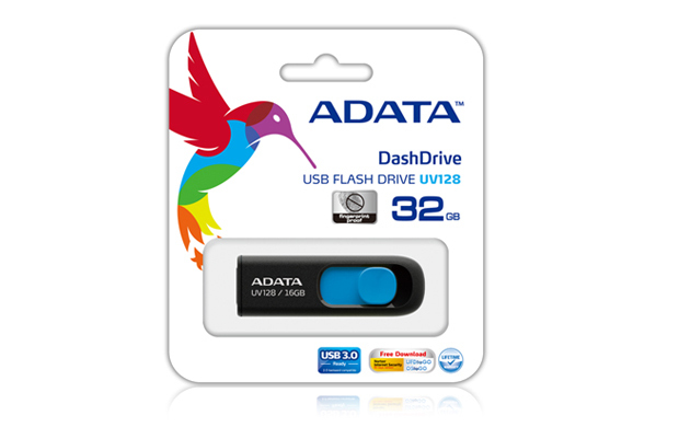 ADATA DashDrive UV128 128GB unidad flash USB USB tipo A 3.2 Gen 1 (3.1 Gen 1) Negro, Azul ADATA DashDrive UV128 128GB unidad flash USB USB tipo A 3.2 Gen 1 (3.1 Gen 1) Negro, Azul