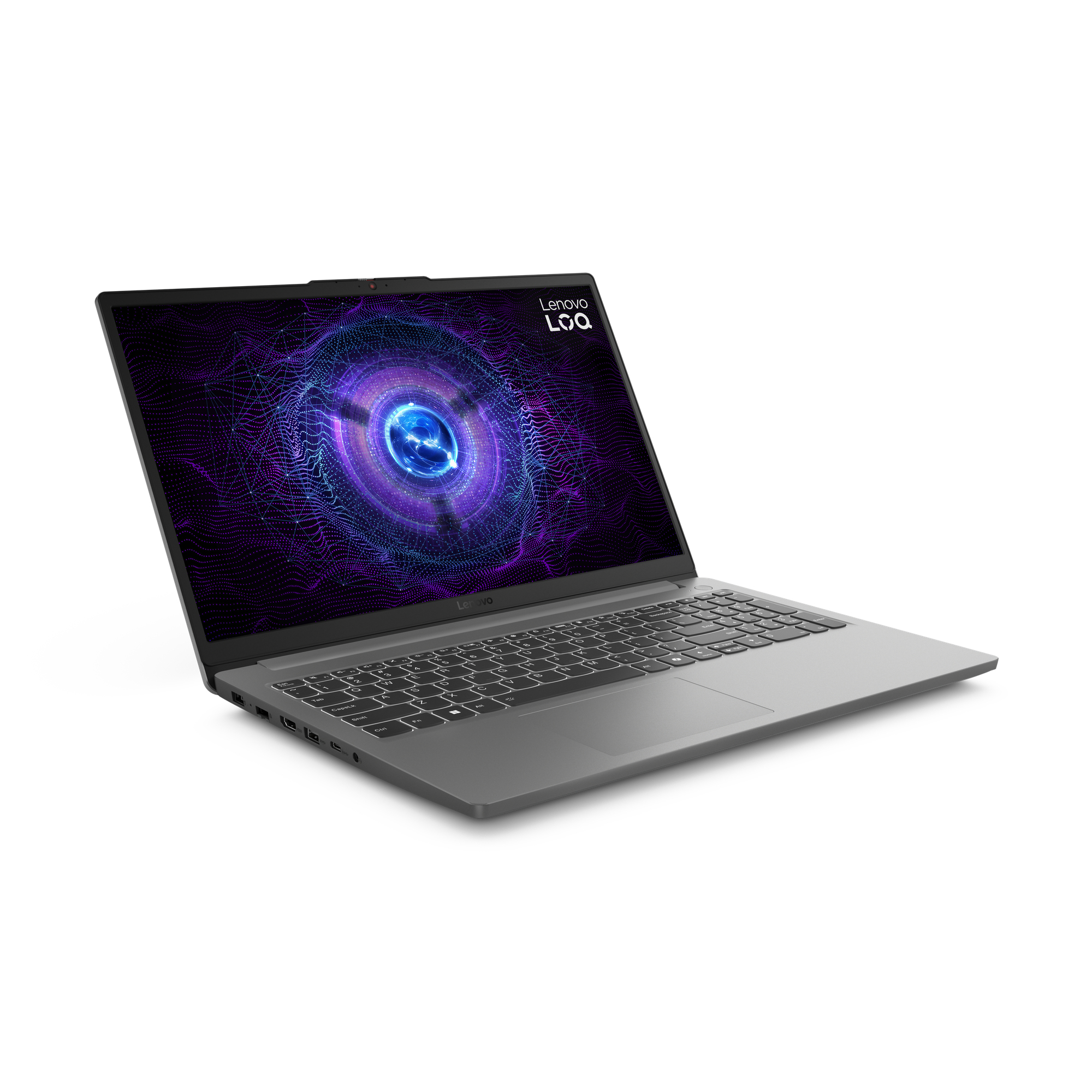 Lenovo LOQ 15IAX9E Intel® Core™ i5 i5-12450HX Portátil 39,6 cm (15.6") Full HD 8 GB DDR5-SDRAM 512 GB SSD NVIDIA GeForce RTX 3050 Wi-Fi 6 (802.11ax) Windows 11 Home Español Gris