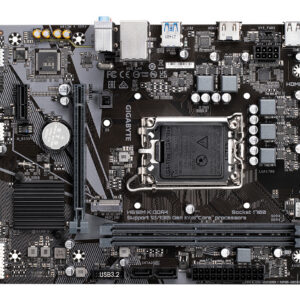 GIGABYTE H610M K DDR4 Placa base - Compatible con procesadores Intel Core 14th Gen CPUs, 3+1+1 Phases Hybrid Power Design, up to 3200MHz DDR4, 1xPCIe 3.0 M.2, GbE LAN, USB 3.2 Gen 1