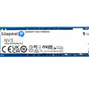 Kingston Technology 1000G NV3 M.2 2280 NVMe SSD