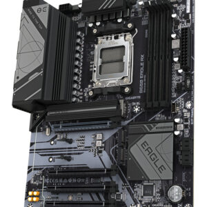 GIGABYTE B650 EAGLE AX Placa base - AMD Ryzen serie 9000, VRM de 12+2+2 fases, hasta 7600 MHz DDR5 (OC), 1xPCIe 5.0 + 2xPCIe 4.0 M.2, LAN GbE, WIFI 6E, USB 3.2 Gen 2