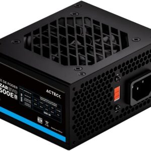 Acteck Fuente de Poder PC 500W Blazar EVO FS500E Slim Micro ATX Negro ES-05002E