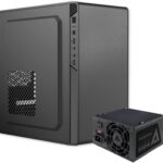 Acteck Gabinete Mini Torre Performance II GI215 / MAX MB M-ATX Fuente ATX 500 W / 2X USB 2.0 / Full Metalico + Frente Solido/Negro