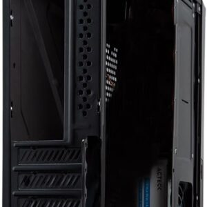 Gabinete Mini Torre Slim Atom GS240 / Micro Atx y Mini Itx Fuente de 450w + 2xUSB 2.0 + 1xVentilador Essential Series