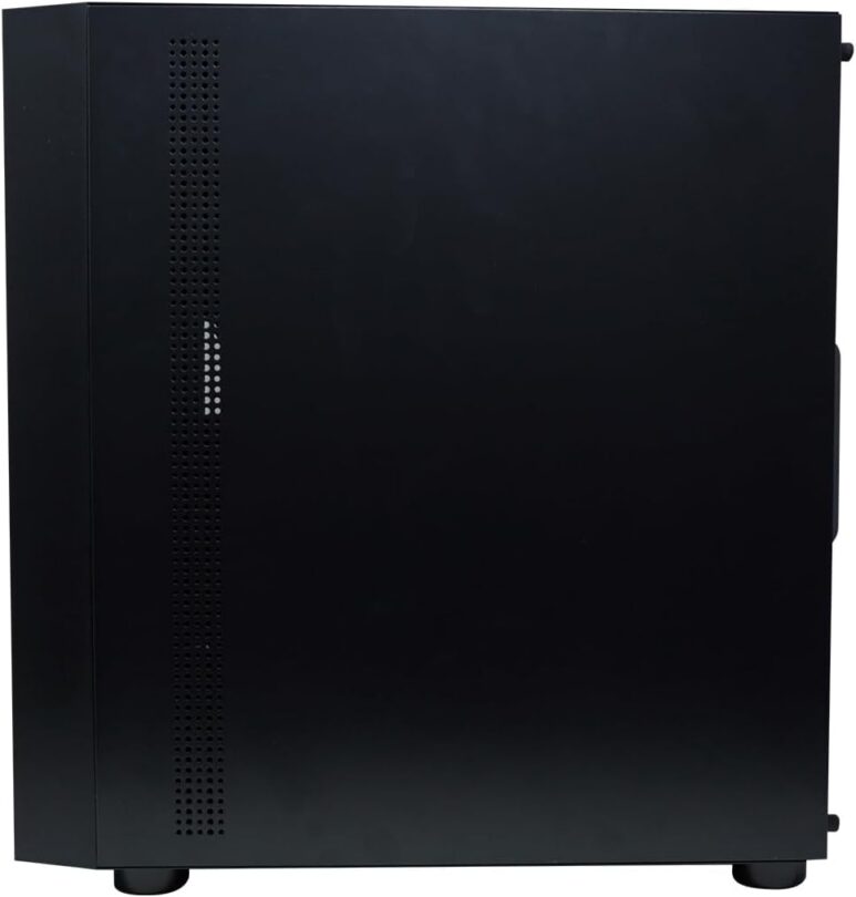 EVOTEC Gabinete Gamer Taipei EV-1018 – PC Case Micro-ATX Mini Tower con 3 Ventiladores RGB, Panel Lateral de Cristal Templado, USB 3.0 – Negro