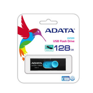 ADATA UV320 unidad flash USB 128 GB USB tipo A 3.2 Gen 1 (3.1 Gen 1) Negro, Azul