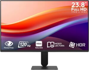 LG Monitor 23.8" 24U411A-B 5ms 120Hz Panel IPS Full HD HDMI D-Sub