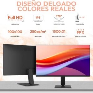LG Monitor 23.8" 24U411A-B 5ms 120Hz Panel IPS Full HD HDMI D-Sub