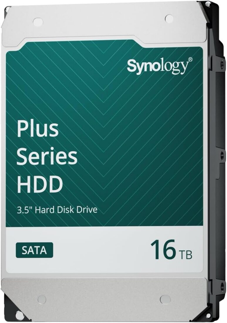 Synology, HAT3310, 16 TB, Disco Duro SATA de 3,5 Pulgadas, MTBF 1,2 Millones de Horas Synology, HAT3310, 16 TB, Disco Duro SATA de 3,5 Pulgadas, MTBF 1,2 Millones de Horas