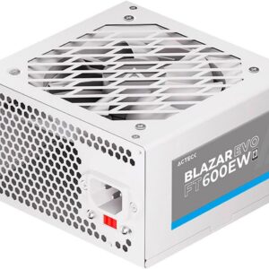 Acteck Fuente de Poder PC 600W Blazar EVO FT600E Blanco