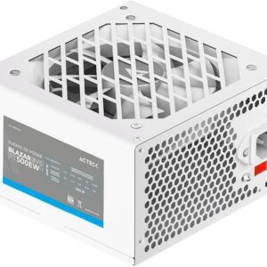 Acteck Fuente de Poder PC 500W Blazar EVO FT500EW ATX Blanco (ES-05001EW)