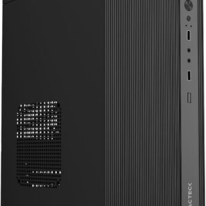 Acteck Performance Gabinete Mini Torre Mini III GI215M, M-ATX, Fuente ATX 500W, 2X USB A 2.0, Full Metálico, Frente Sólido, Negro