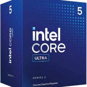 Procesador Intel® Core™ Ultra 5 para Equipos de sobremesa 225F 10 núcleos (6 núcleos P + 4 núcleos electrónicos) hasta 4,9 GHz