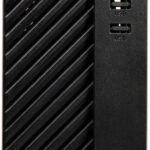 EVOTEC - Gabinete Slim Micro ATX Toledo EV-1026 con Fuente 500W TFX Preinstalada - Mini Torre para PC de Oficina y Hogar, Compatible Micro ATX e ITX