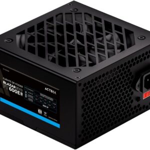 Fuente de Poder ACTECK/ATX Blazar EVO FT600EW / 600W / 1xATX 20+4 + 1xATX12V 4+4 + 2xSATA + 2xMolex / 1xPCIe 6+2 / Advanced Blanco