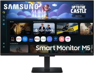 Samsung Smart Monitor LS27FM500ELXZX 27" FHD 60Hz, Panel VA, TV Plus, Resolución FHD, Tiempo de Respuesta 4ms (GTG), Brillo 200 CD/m