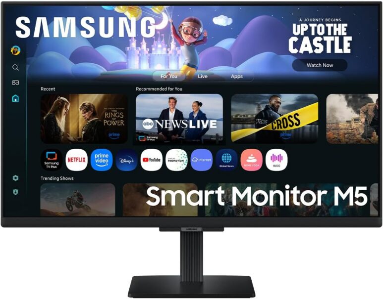 Samsung Smart Monitor LS27FM500ELXZX 27" FHD 60Hz, Panel VA, TV Plus, Resolución FHD, Tiempo de Respuesta 4ms (GTG), Brillo 200 CD/m Samsung Smart Monitor LS27FM500ELXZX 27" FHD 60Hz, Panel VA, TV Plus, Resolución FHD, Tiempo de Respuesta 4ms (GTG), Brillo 200 CD/m