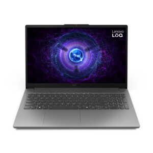 Lenovo LOQ 15IAX9E Intel® Core™ i5 i5-12450HX Portátil 39,6 cm (15.6") Full HD 8 GB DDR5-SDRAM 512 GB SSD NVIDIA GeForce RTX 3050 Wi-Fi 6 (802.11ax) Windows 11 Home Español Gris