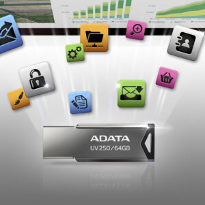ADATA UV250 unidad flash USB 16 GB USB tipo A 2.0 Plata