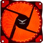 NACEB Gaming Kit de Ventiladores para PC Orpheus NA-0617 - Ideal para PC Gamer, Hub con Control Remoto, Conexión 4 Pines, 900-1500 RPM, Flujo de Aire 41.8 CFM, Bajo Ruido 26.5 dBA, 12V - Multicolor