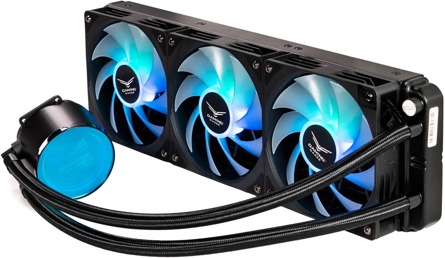 Gaming Naceb – Enfriamiento Líquido 360mm con 3 Ventiladores ARGB Compatible Intel/AMD – Modelo NA-0652