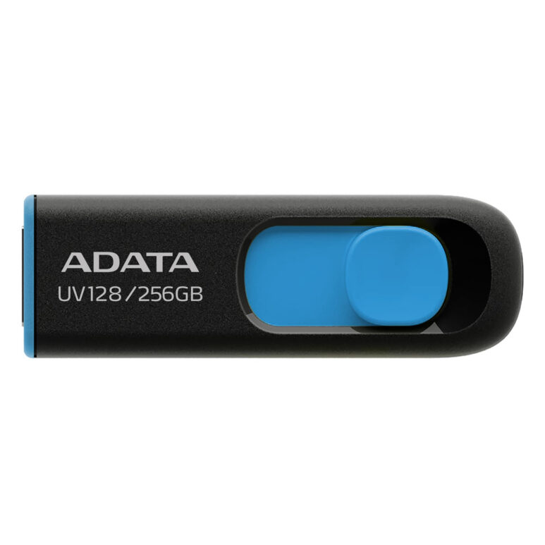 ADATA UV128 unidad flash USB 256 GB USB tipo A 3.2 Gen 1 (3.1 Gen 1) Negro, Azul ADATA UV128 unidad flash USB 256 GB USB tipo A 3.2 Gen 1 (3.1 Gen 1) Negro, Azul