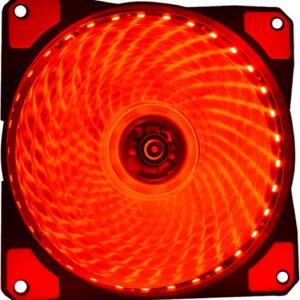 NACEB Gaming Kit de Ventiladores para PC Orpheus NA-0617 - Ideal para PC Gamer, Hub con Control Remoto, Conexión 4 Pines, 900-1500 RPM, Flujo de Aire 41.8 CFM, Bajo Ruido 26.5 dBA, 12V - Multicolor