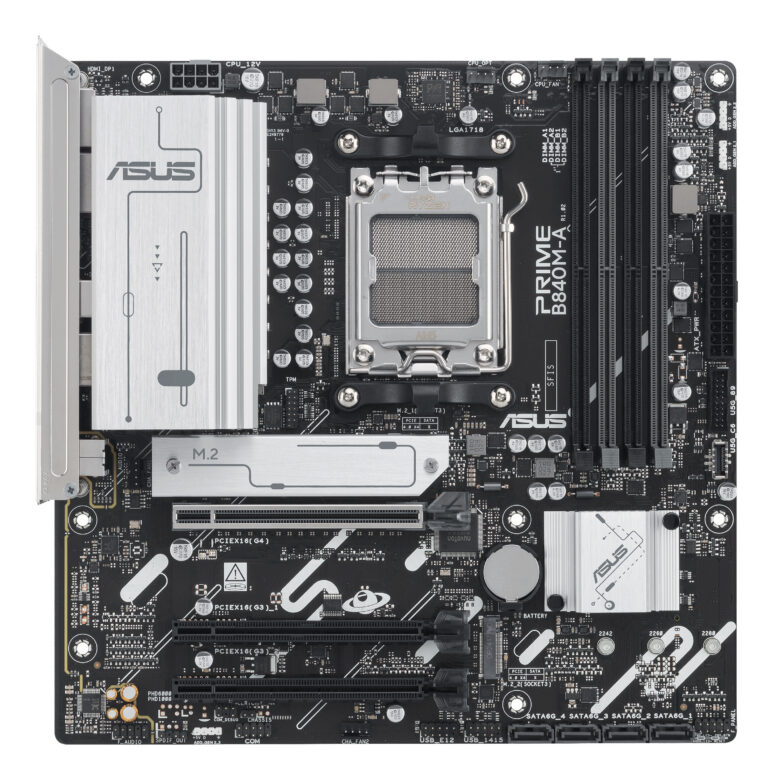 ASUS PRIME B840M-A placa base AMD B840 Zócalo AM5 micro ATX ASUS PRIME B840M-A placa base AMD B840 Zócalo AM5 micro ATX