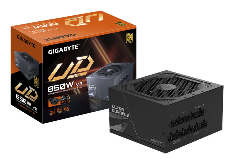 GIGABYTE UD850GM PG5 V2 Fuente de Alimentación – PCIe Gen 5.1, 80 PLUS Gold, Diseño completamente modular, Ventilador de 120 mm, Compatible con ATX 3.1, Enchufe EU GIGABYTE UD850GM PG5 V2 Fuente de Alimentación – PCIe Gen 5.1, 80 PLUS Gold, Diseño completamente modular, Ventilador de 120 mm, Compatible con ATX 3.1, Enchufe EU