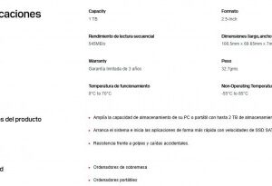 SSD SANDISK WDS100T5G0A - Imagen 2