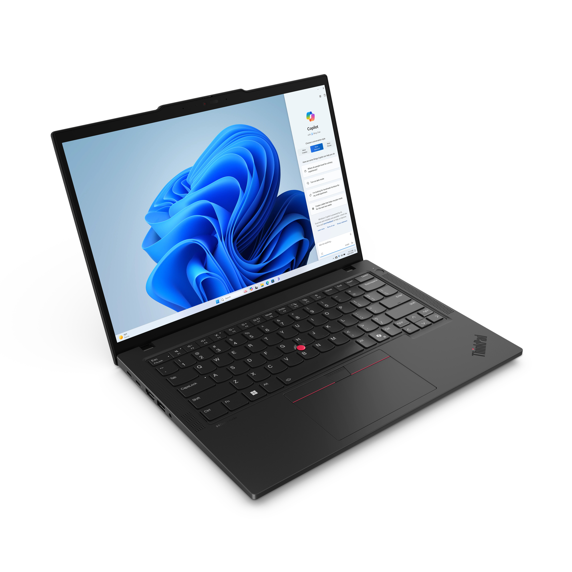 Lenovo ThinkPad T14 Gen 5 (Intel) Intel Core Ultra 7 155U Portátil 35,6 cm (14") Pantalla táctil WUXGA 16 GB DDR5-SDRAM 512 GB SSD Wi-Fi 6E (802.11ax) Windows 11 Pro Belga Negro