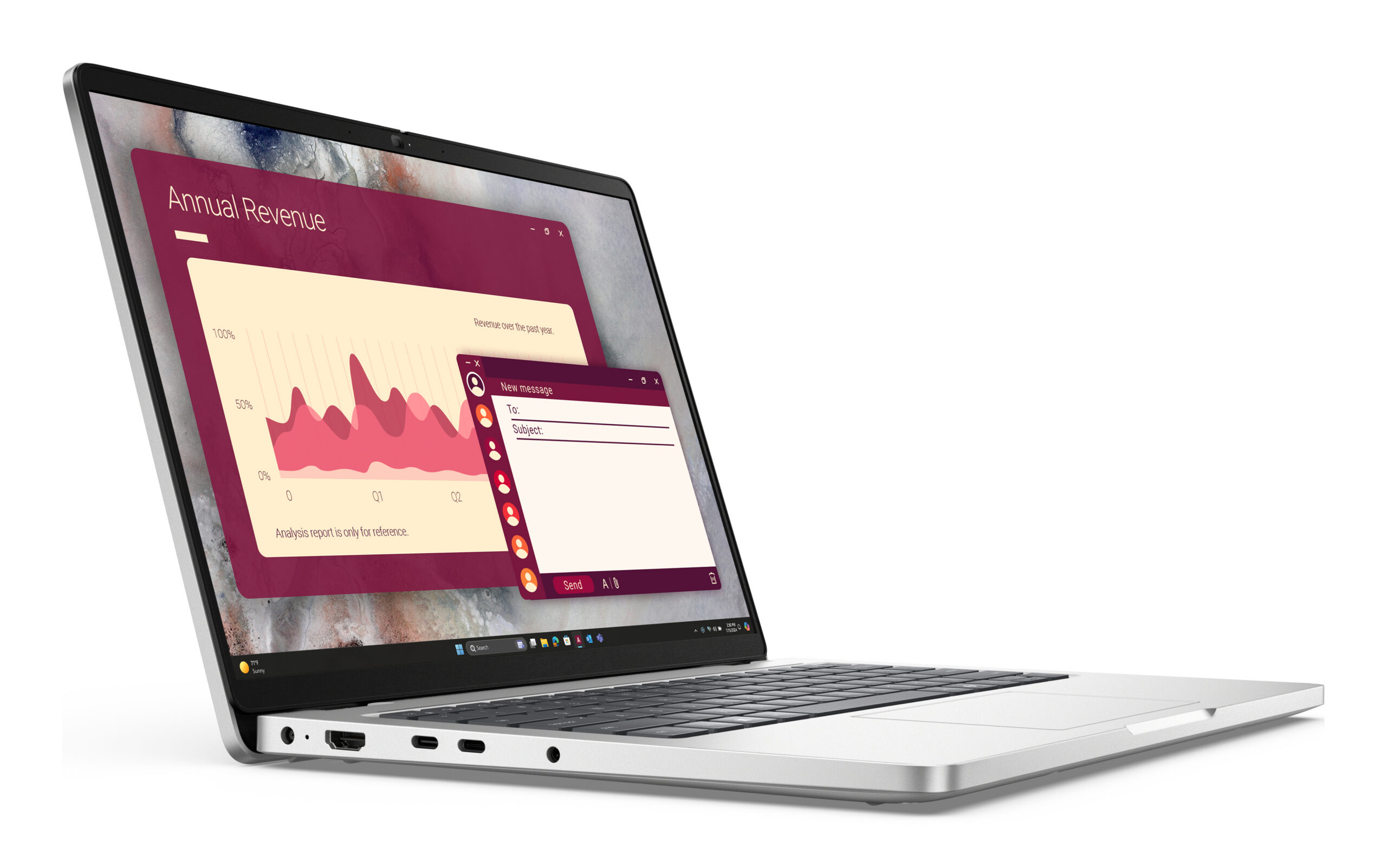 DELL Pro 14 PC14250 Intel Core Ultra 5 235U Portátil 35,6 cm (14") Full HD+ 16 GB DDR5-SDRAM 512 GB SSD Wi-Fi 6E (802.11ax) Windows 11 Pro Español Plata