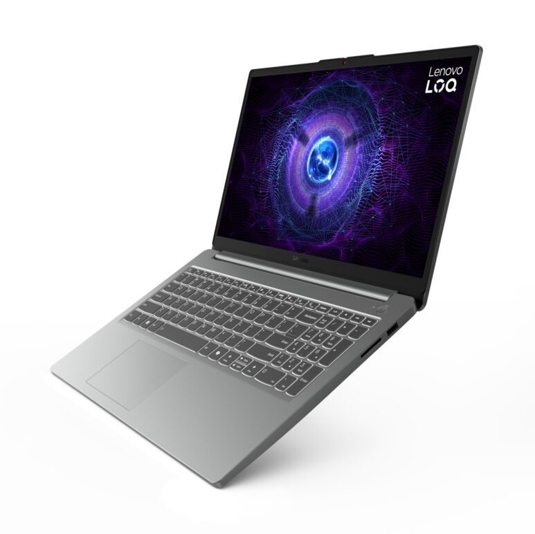 Lenovo LOQ 15IAX9E Intel® Core™ i5 i5-12450HX Portátil 39,6 cm (15.6") Full HD 8 GB DDR5-SDRAM 512 GB SSD NVIDIA GeForce RTX 3050 Wi-Fi 6 (802.11ax) Windows 11 Home Español Gris