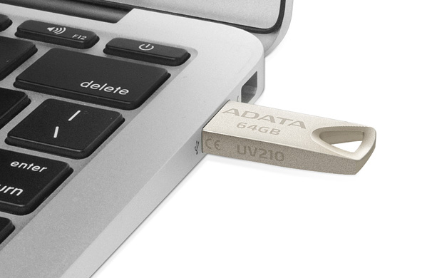 ADATA AUV210-64G-RGD unidad flash USB 64 GB USB tipo A 2.0 Beige