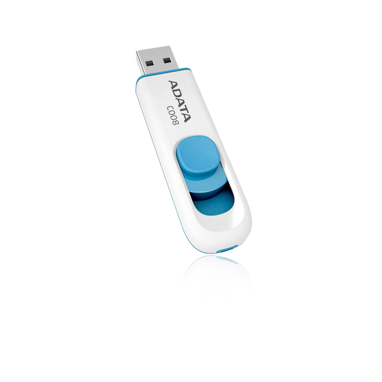 ADATA 64GB C008 unidad flash USB USB tipo A 2.0 Azul, Blanco ADATA 64GB C008 unidad flash USB USB tipo A 2.0 Azul, Blanco
