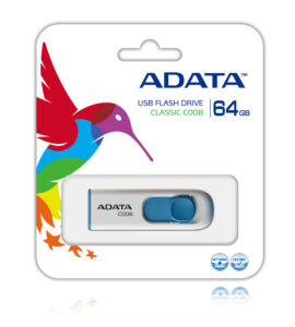 ADATA 64GB C008 unidad flash USB USB tipo A 2.0 Azul, Blanco