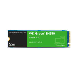 SSD WD Green SN350 NVMe, 2TB, M.2, 3000 MB/s Escritura, 3200 MB/s Lectura, PCI Express 3.0