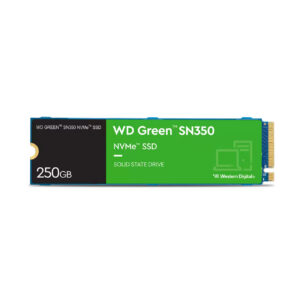 Unidad de estado Solido WD Green SN350 NVMe, 250GB, M.2, 3500 MB/s Escritura, 2400 MB/s Lectura, PCI Express 3.0