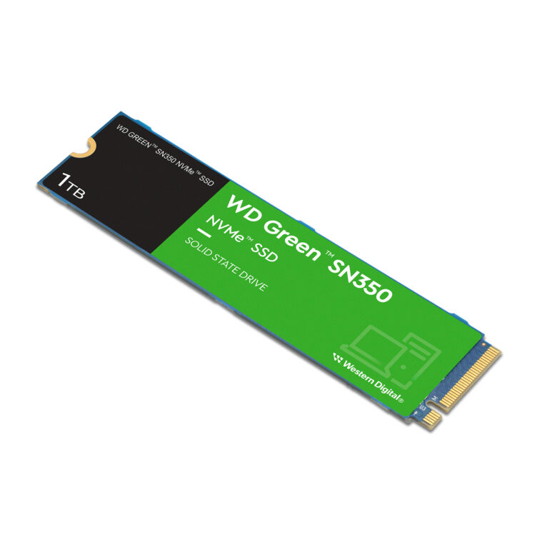 SSD WD Green SN350 NVMe, 1TB, M.2, 1850 MB/s Escritura, 2400 MB/s Lectura, PCI Express 3.0