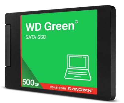 Unidad de estado Solido SSD WD Green, 500GB, 2.5 pulgadas, 545 MB/s Lectura, SATA III