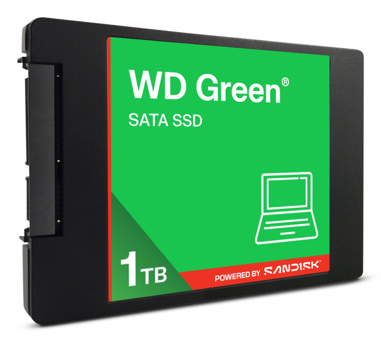 Unidad de estado Solido WD GREEN, 1TB, 2.5, 400 MB/s Escritura, 500 MB/s Lectura, SATA III